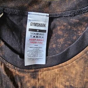 Gymshark Men's Black and Brown Shirt